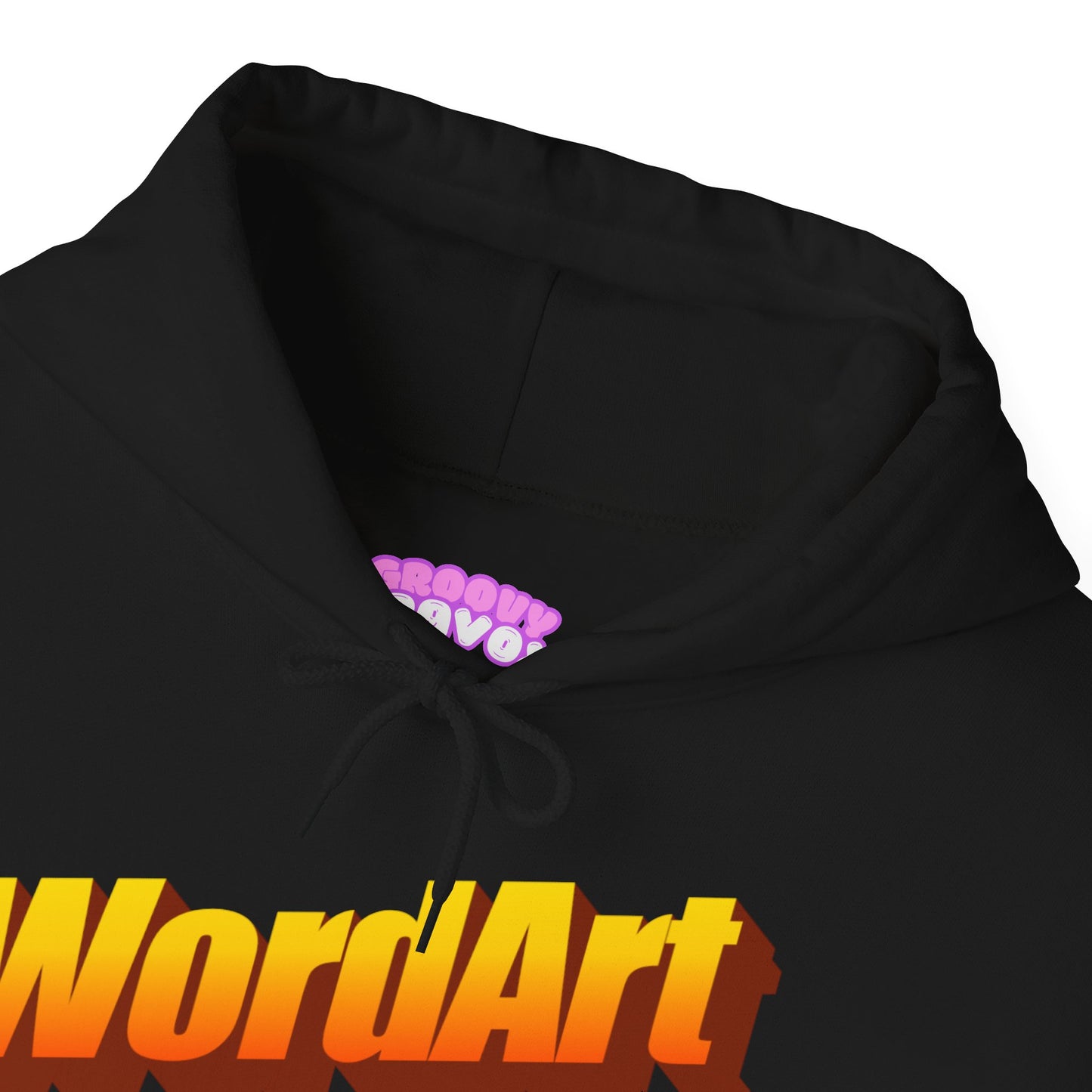 WordArt Hoodie – Classic Orange