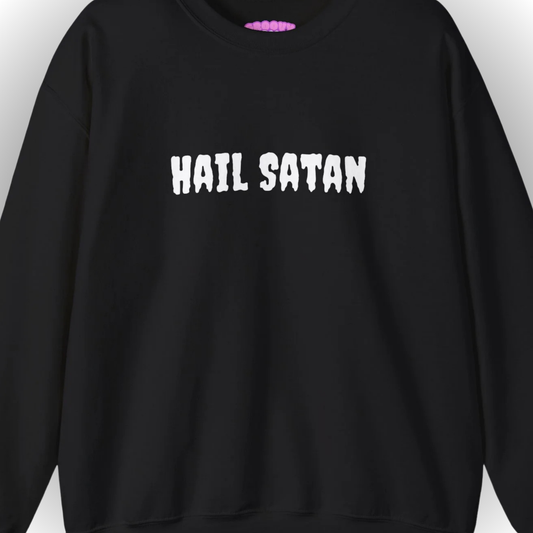 Hail Satan Horror Sweatshirt