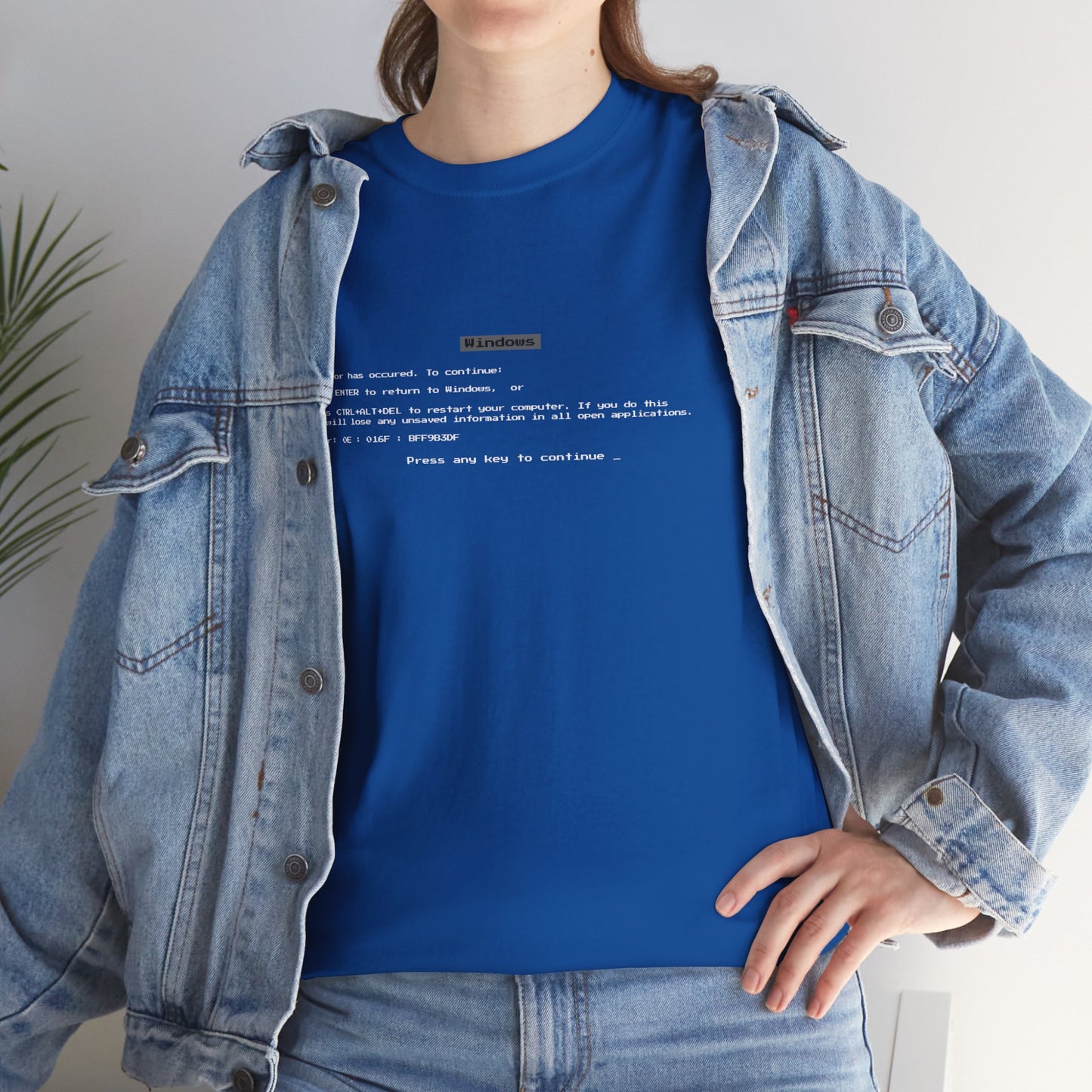 BSOD T-Shirt – Classic Windows Blue Screen of Death