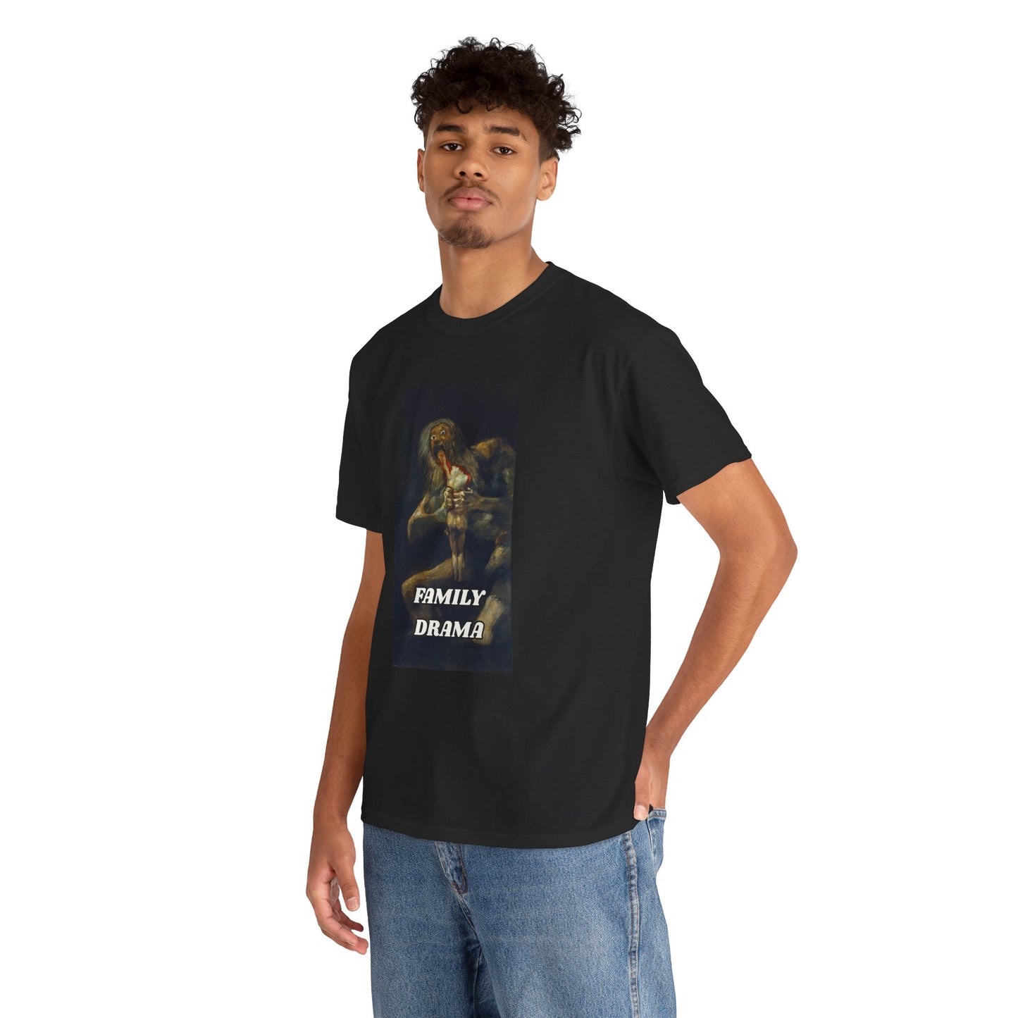 Family Drama T-Shirt – Saturn Devouring His Son by Francisco Goya