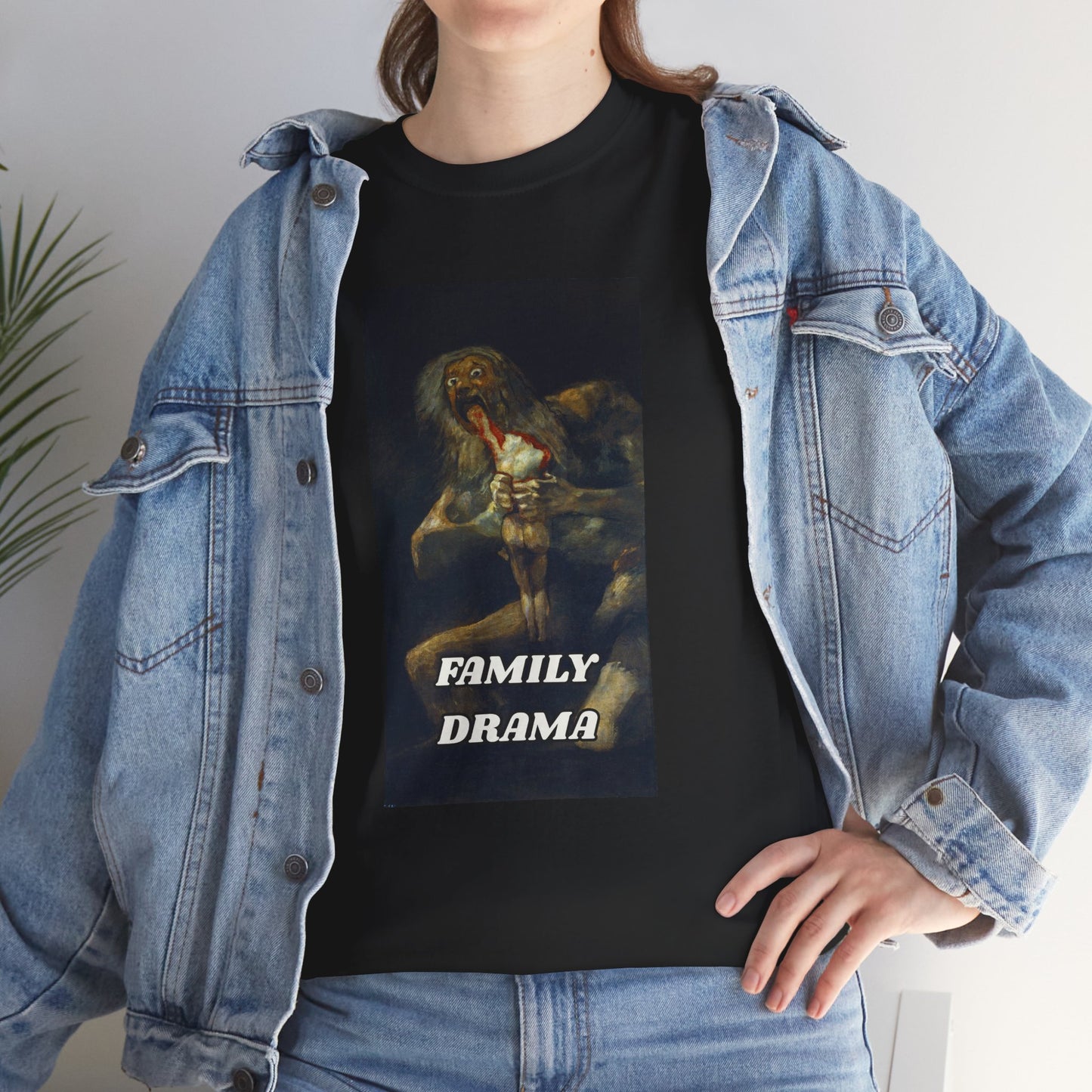 Family Drama T-Shirt – Saturn Devouring His Son by Francisco Goya