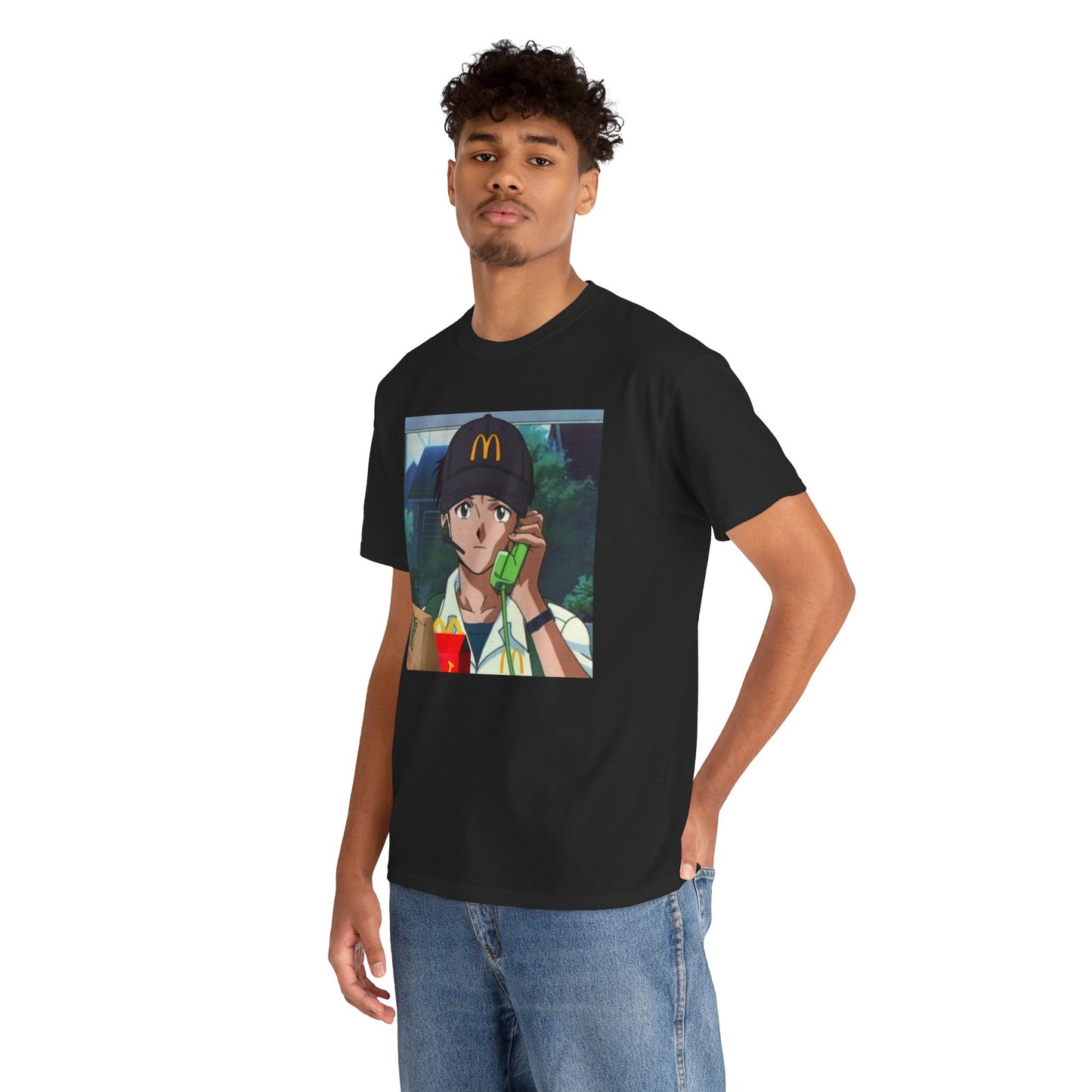 Get in the Drive-Thru, Shinji T-Shirt – Existential Fast Food Crisis