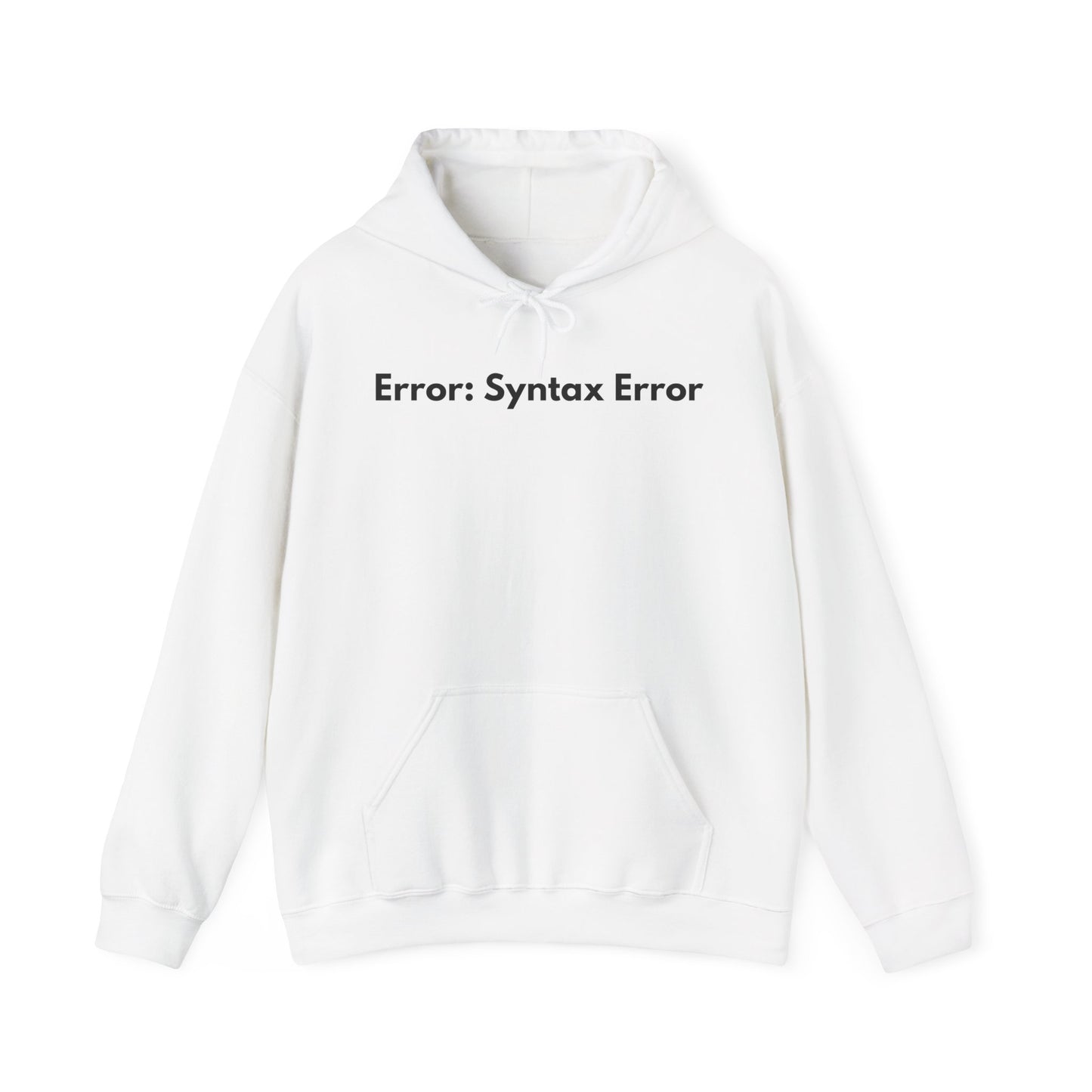 Error: Syntax Error Hoodie – Debug Your Wardrobe