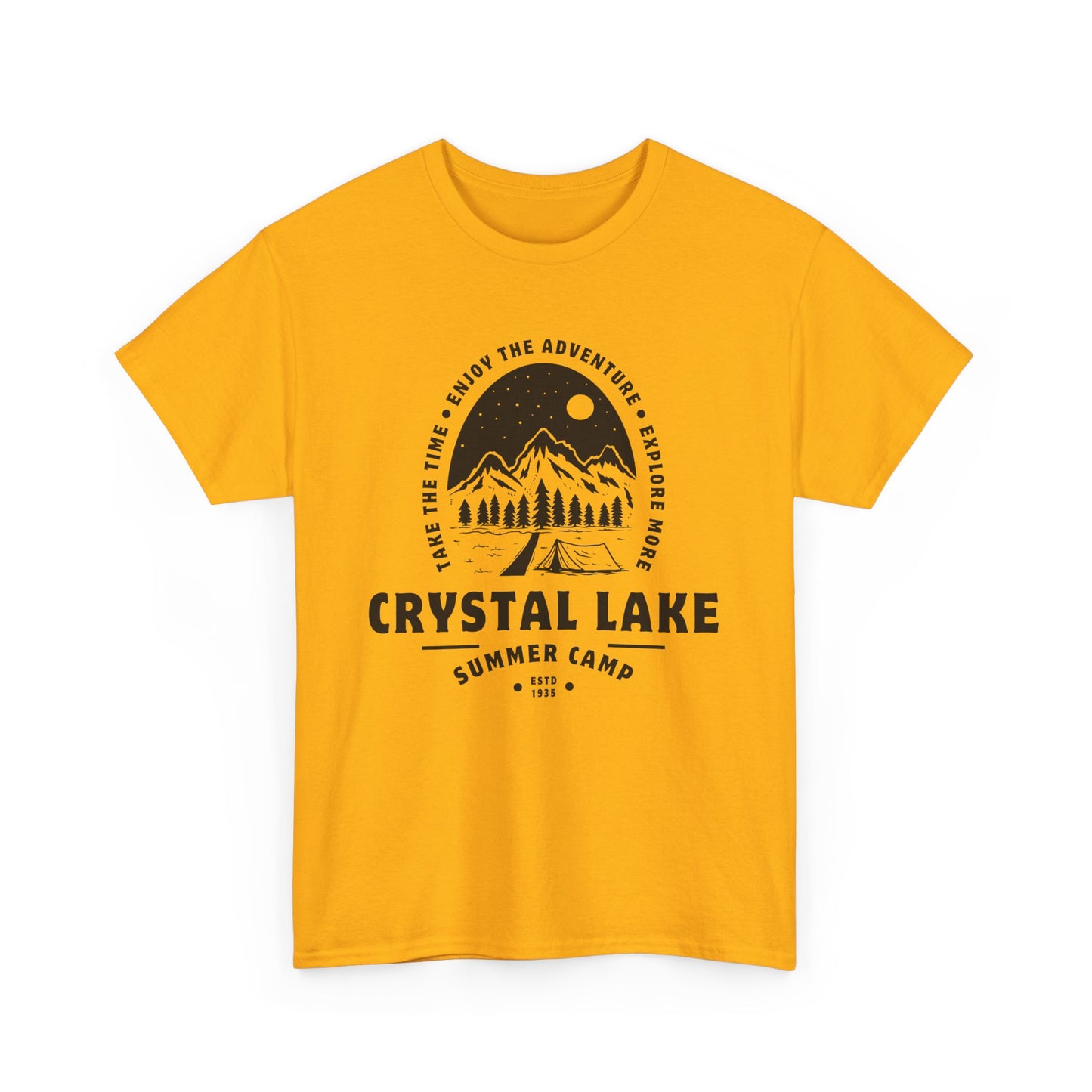 Crystal Lake Summer Camp T-Shirt – Horror-Inspired Retro Tourism