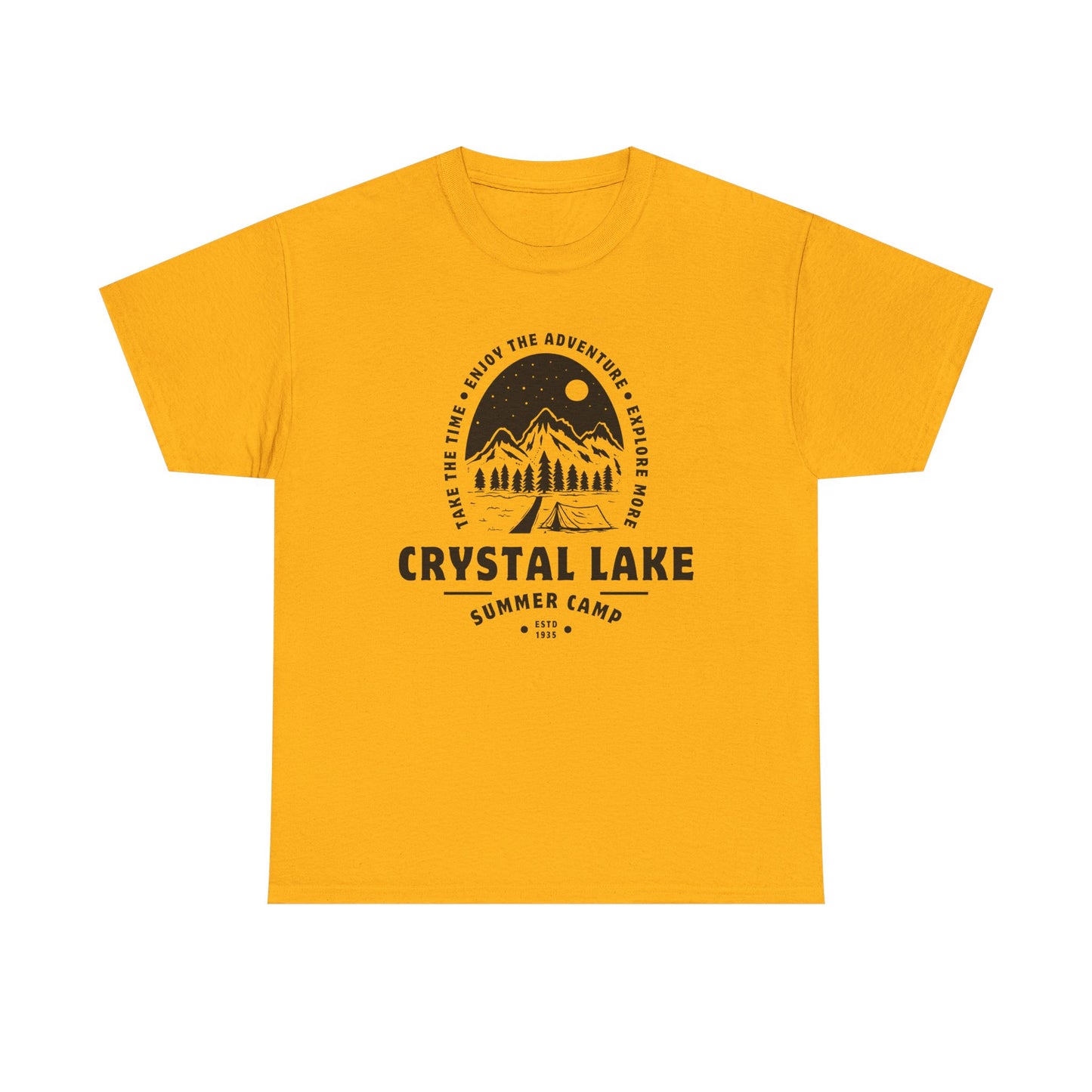 Crystal Lake Summer Camp T-Shirt – Horror-Inspired Retro Tourism