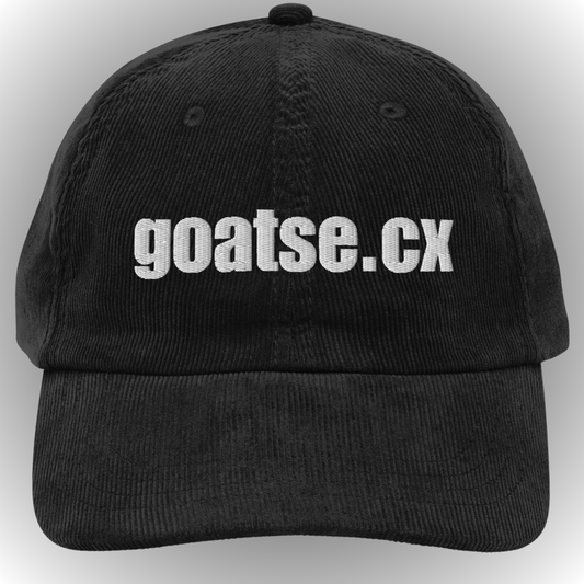GOATSE.CX Corduroy Hat
