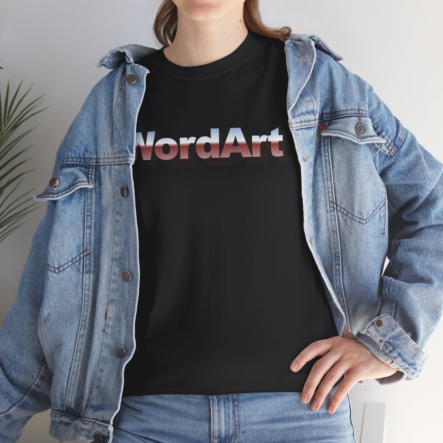 WordArt T-Shirt – Classic Chrome Retro Nostalgia