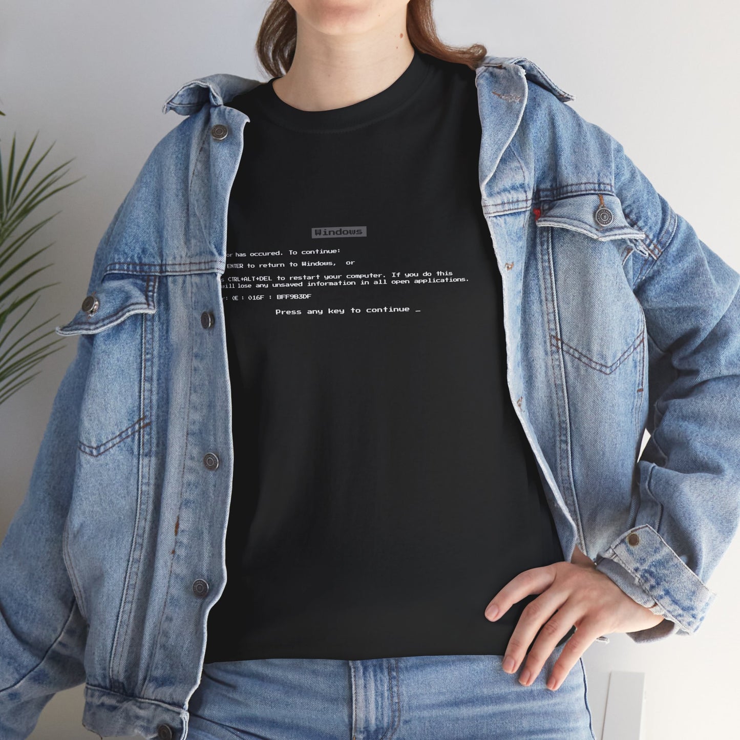 BSOD T-Shirt – Classic Windows Blue Screen of Death