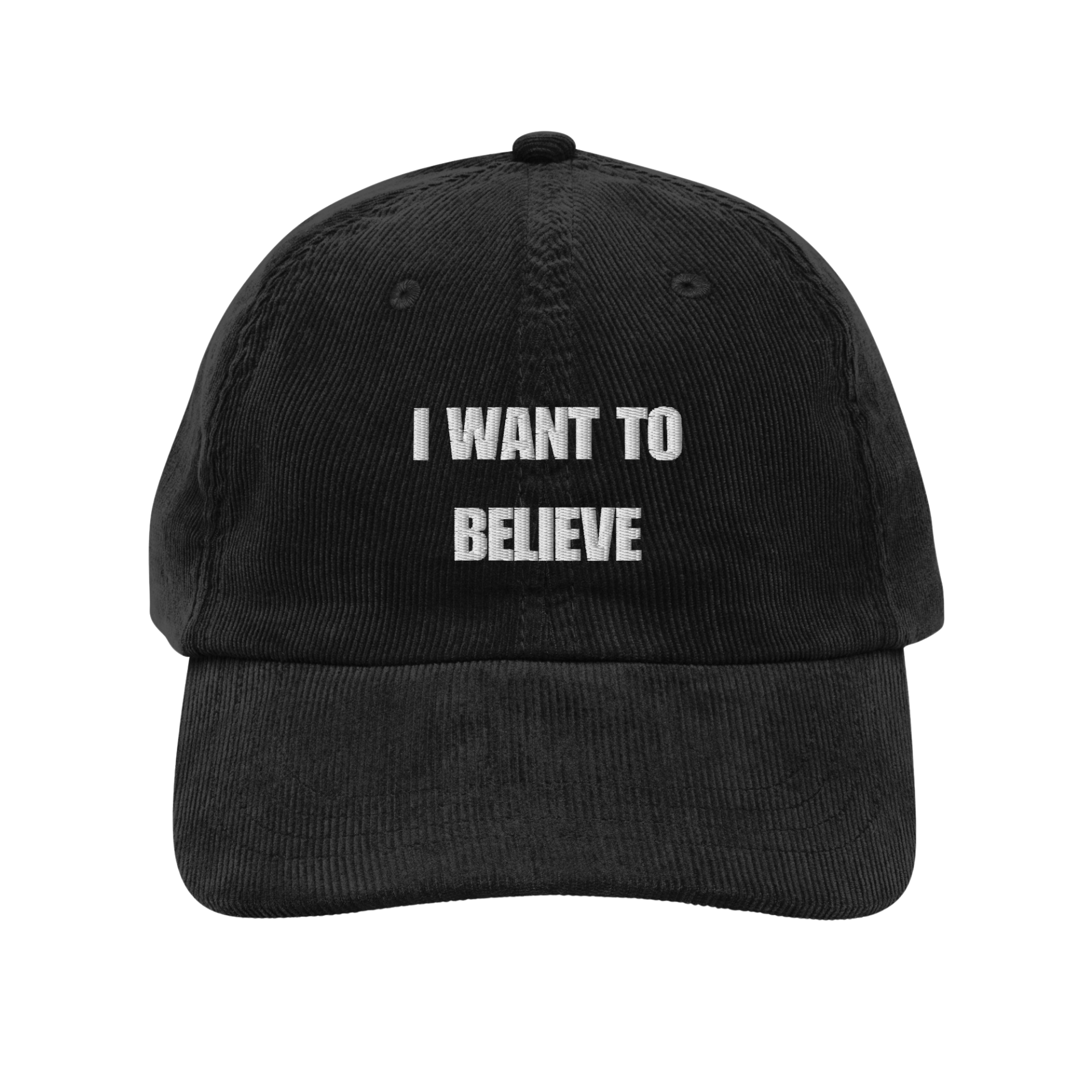 I WANT TO BELIEVE Corduroy Hat