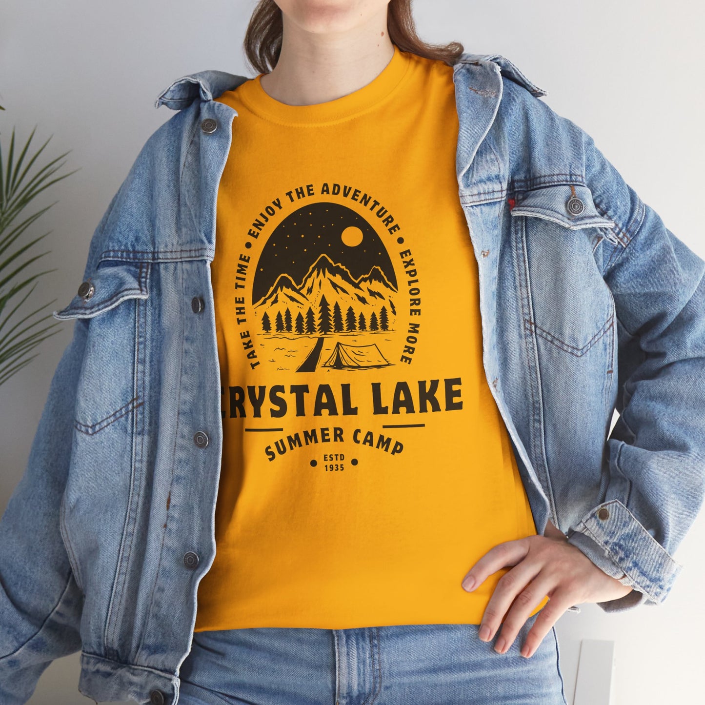 Crystal Lake Summer Camp T-Shirt – Horror-Inspired Retro Tourism