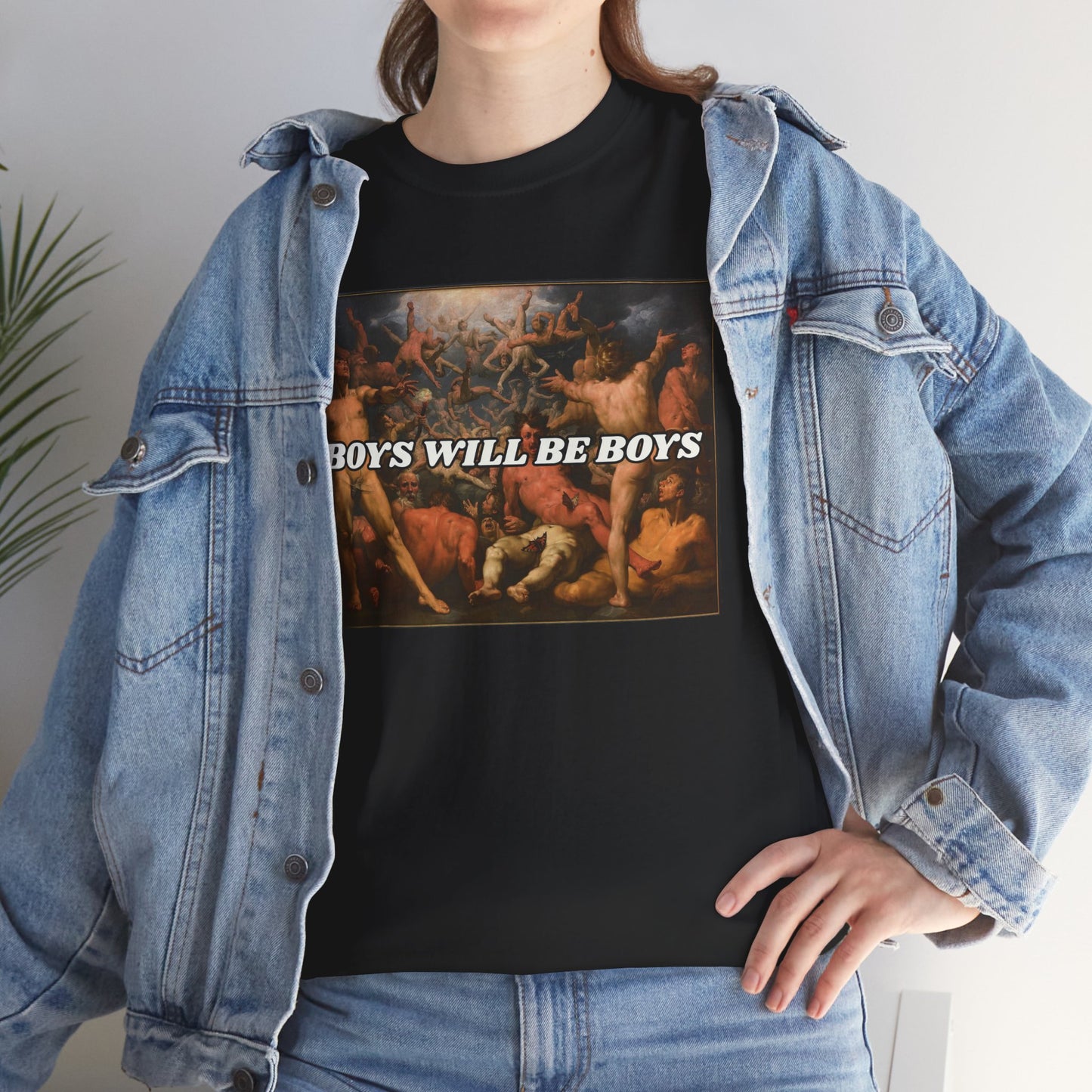 Boys Will Be Boys T-Shirt – The Fall of the Titans by Cornelis van Haarlem