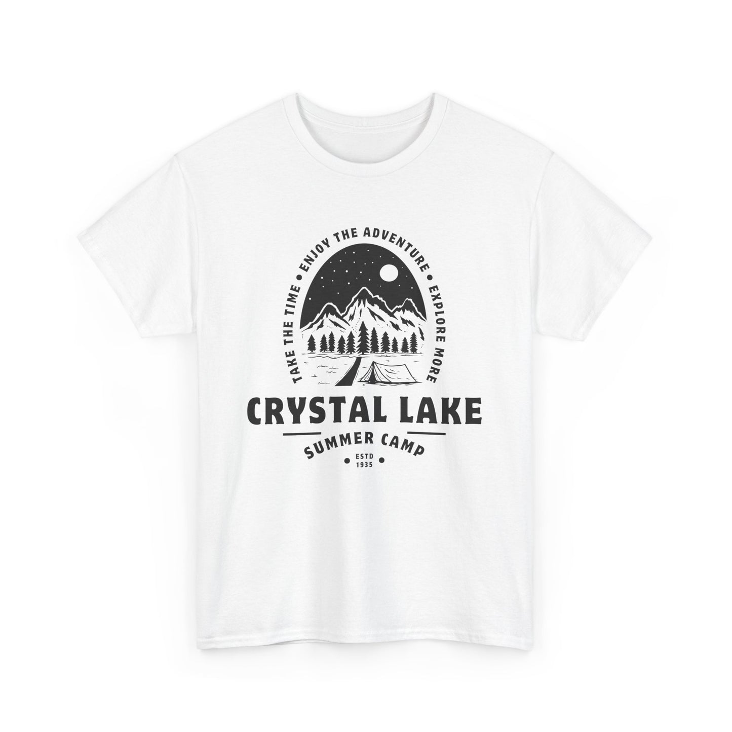 Crystal Lake Summer Camp T-Shirt – Horror-Inspired Retro Tourism