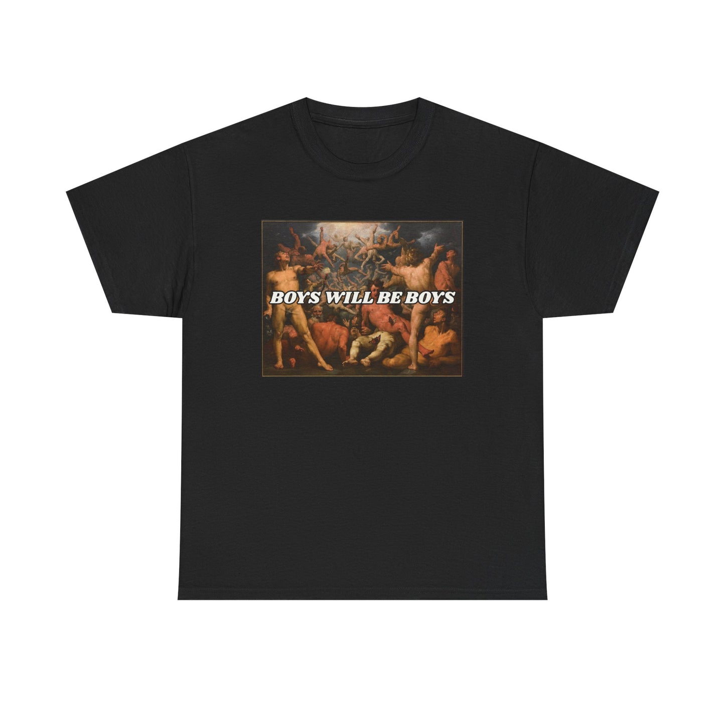 Boys Will Be Boys T-Shirt – The Fall of the Titans by Cornelis van Haarlem