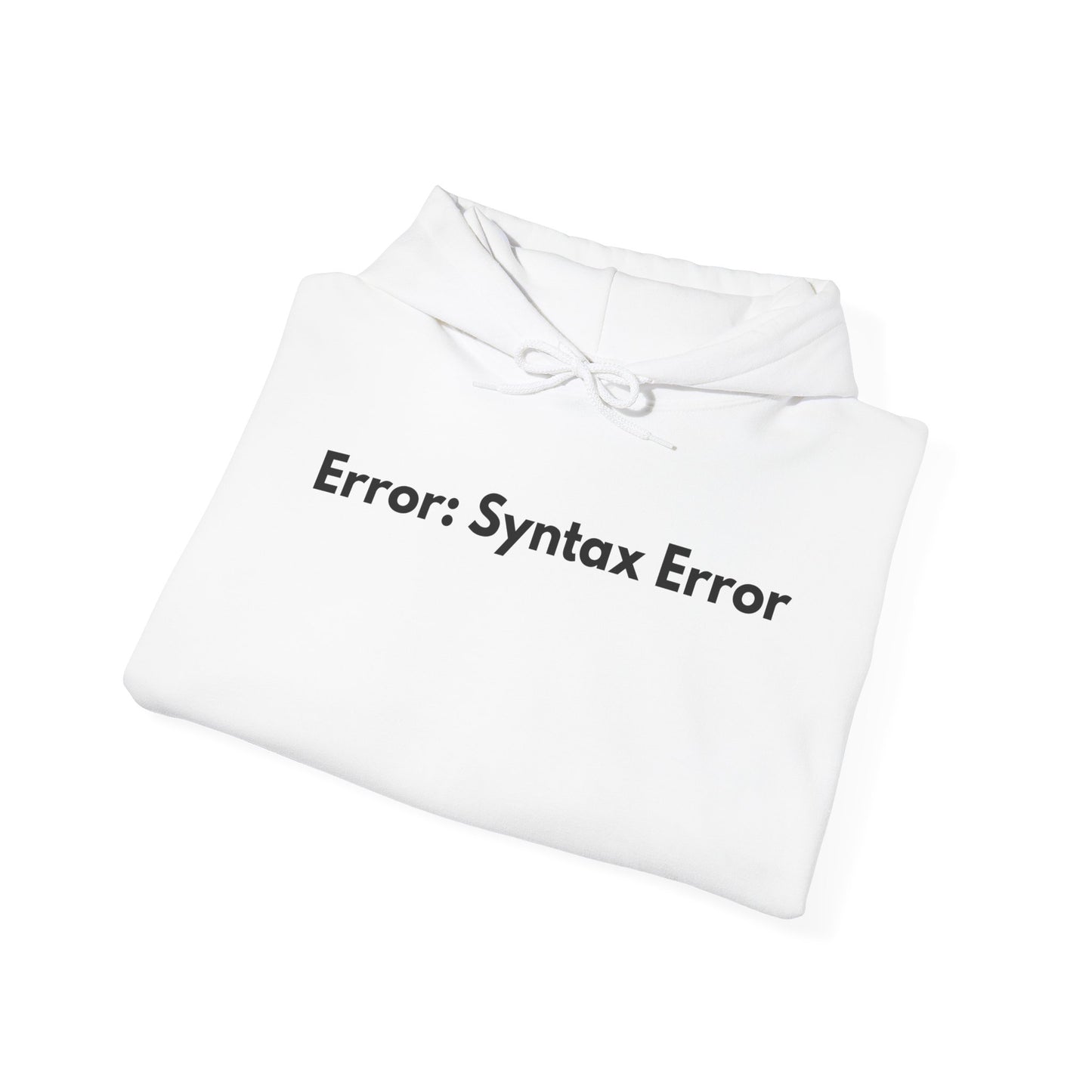 Error: Syntax Error Hoodie – Debug Your Wardrobe