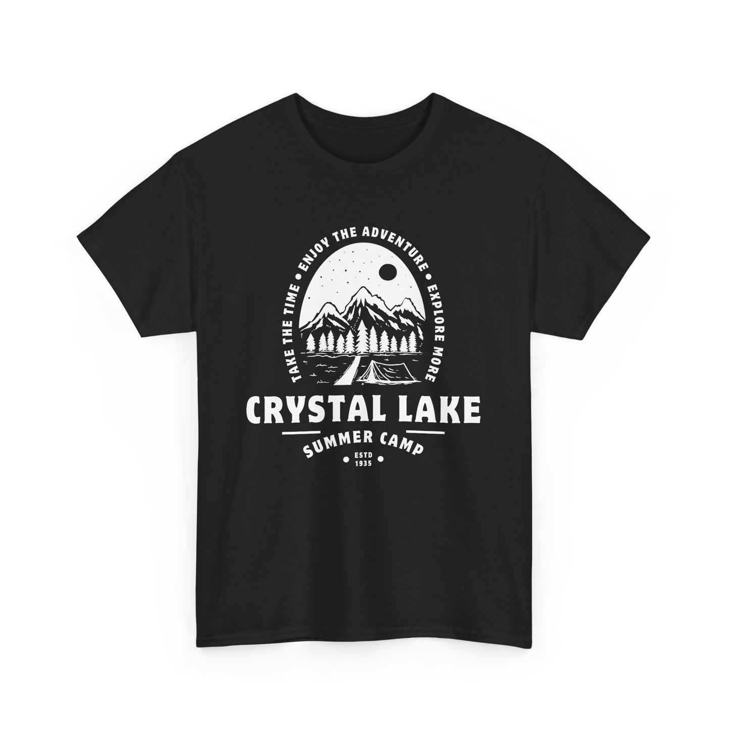 Crystal Lake Summer Camp T-Shirt – Horror-Inspired Retro Tourism