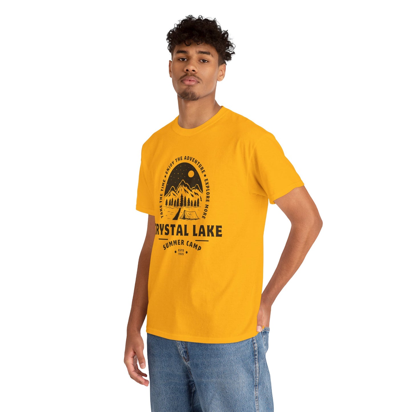 Crystal Lake Summer Camp T-Shirt – Horror-Inspired Retro Tourism