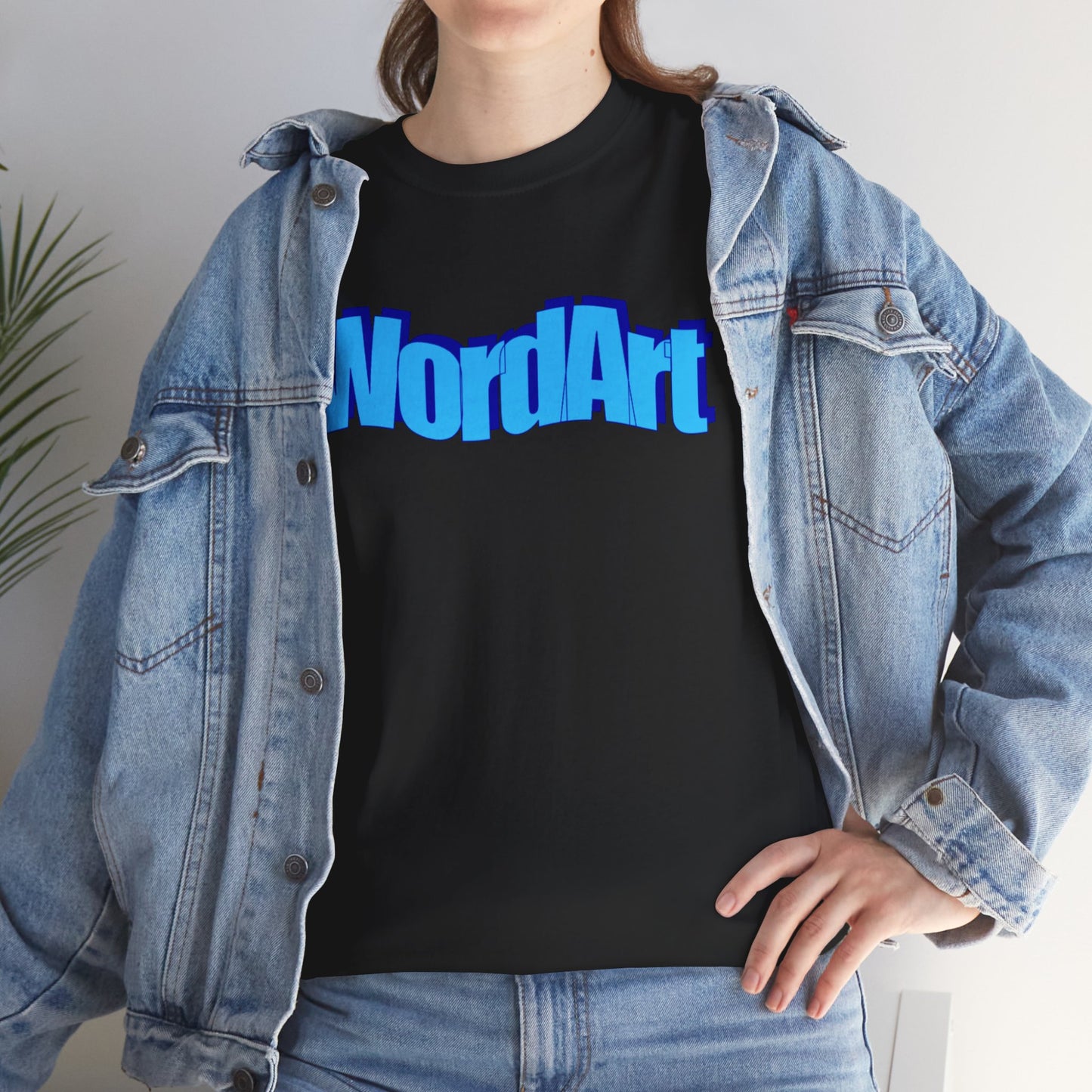 WordArt T-Shirt – Classic Blue Retro Nostalgia