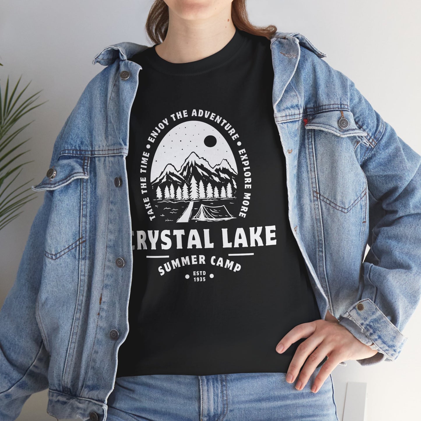 Crystal Lake Summer Camp T-Shirt – Horror-Inspired Retro Tourism