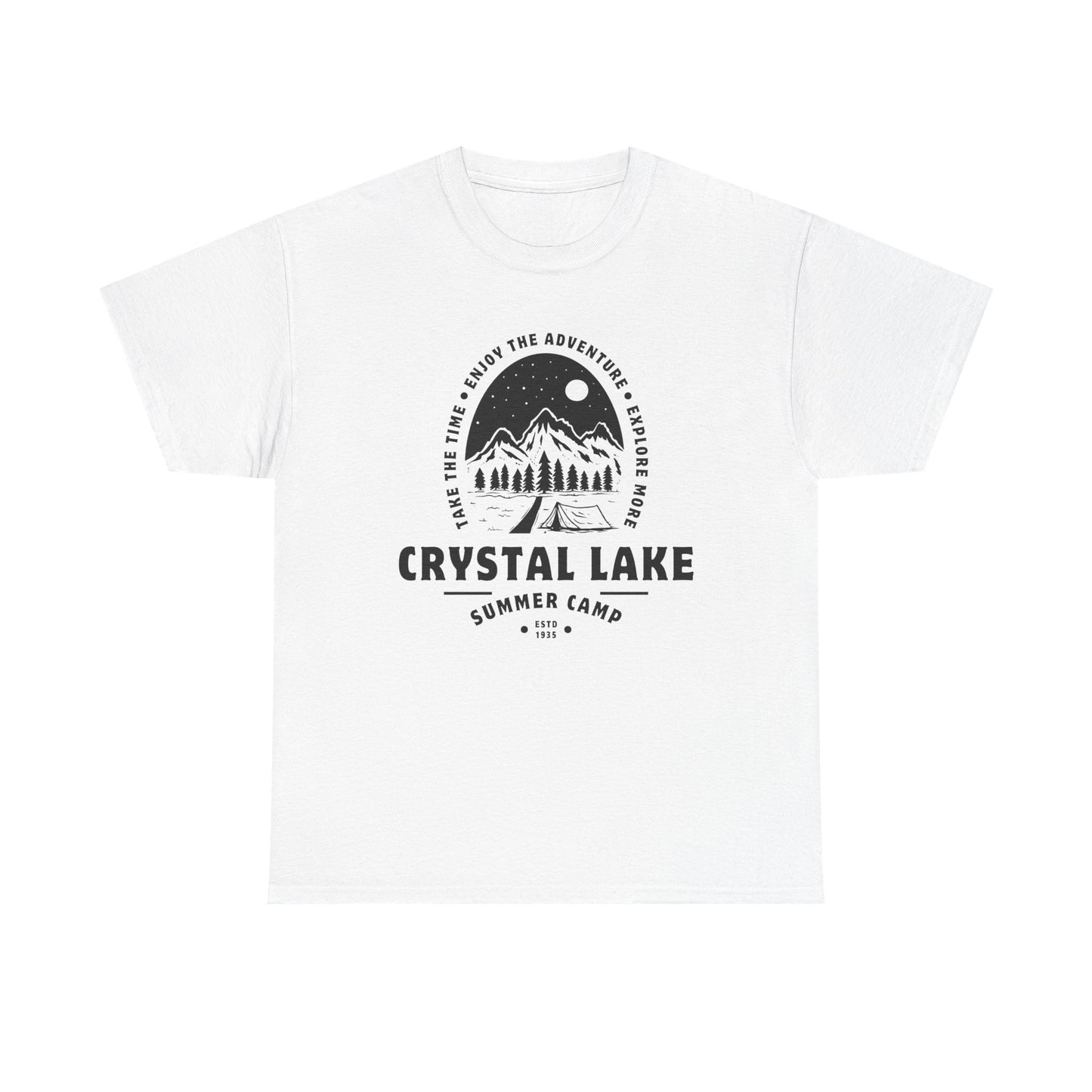 Crystal Lake Summer Camp T-Shirt – Horror-Inspired Retro Tourism