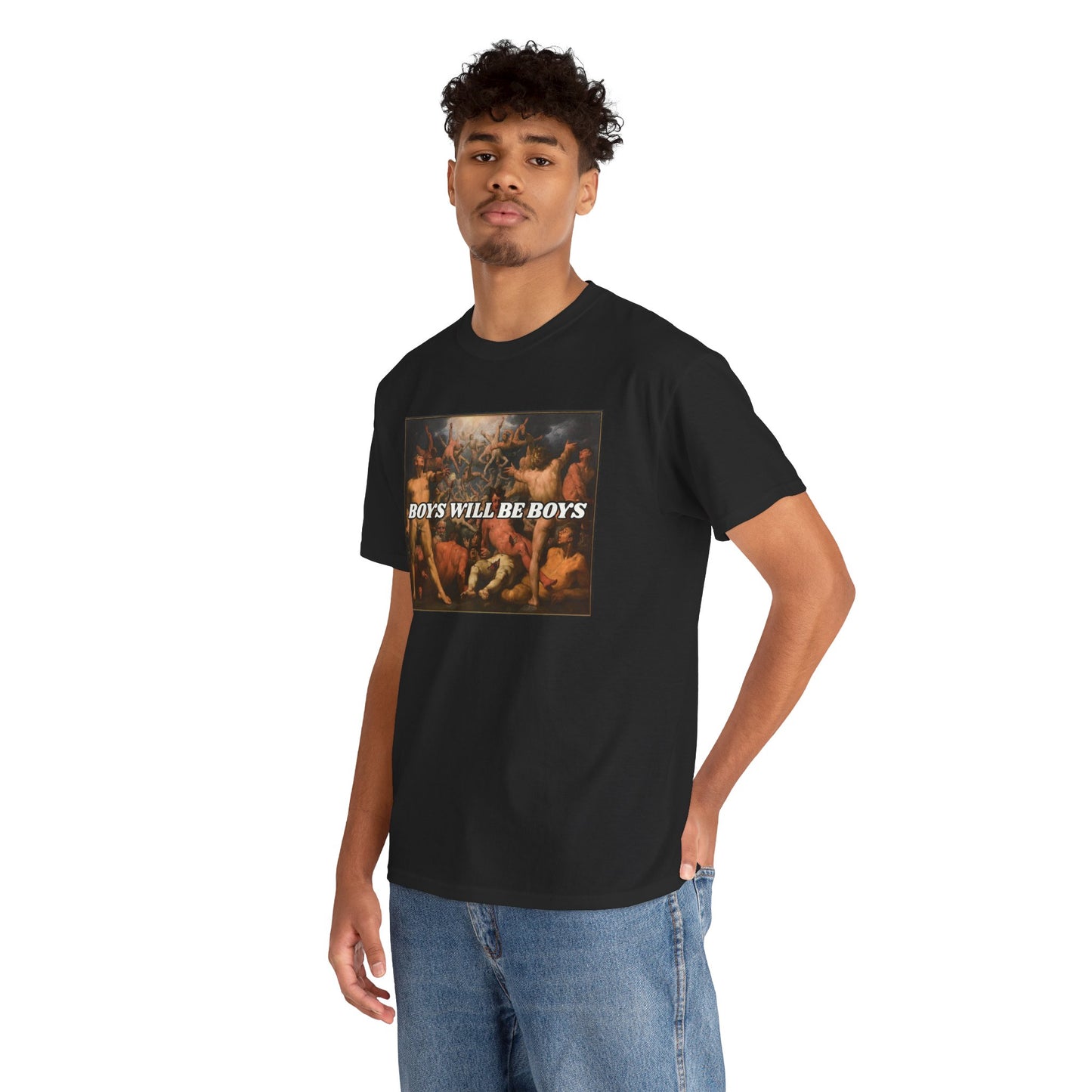 Boys Will Be Boys T-Shirt – The Fall of the Titans by Cornelis van Haarlem