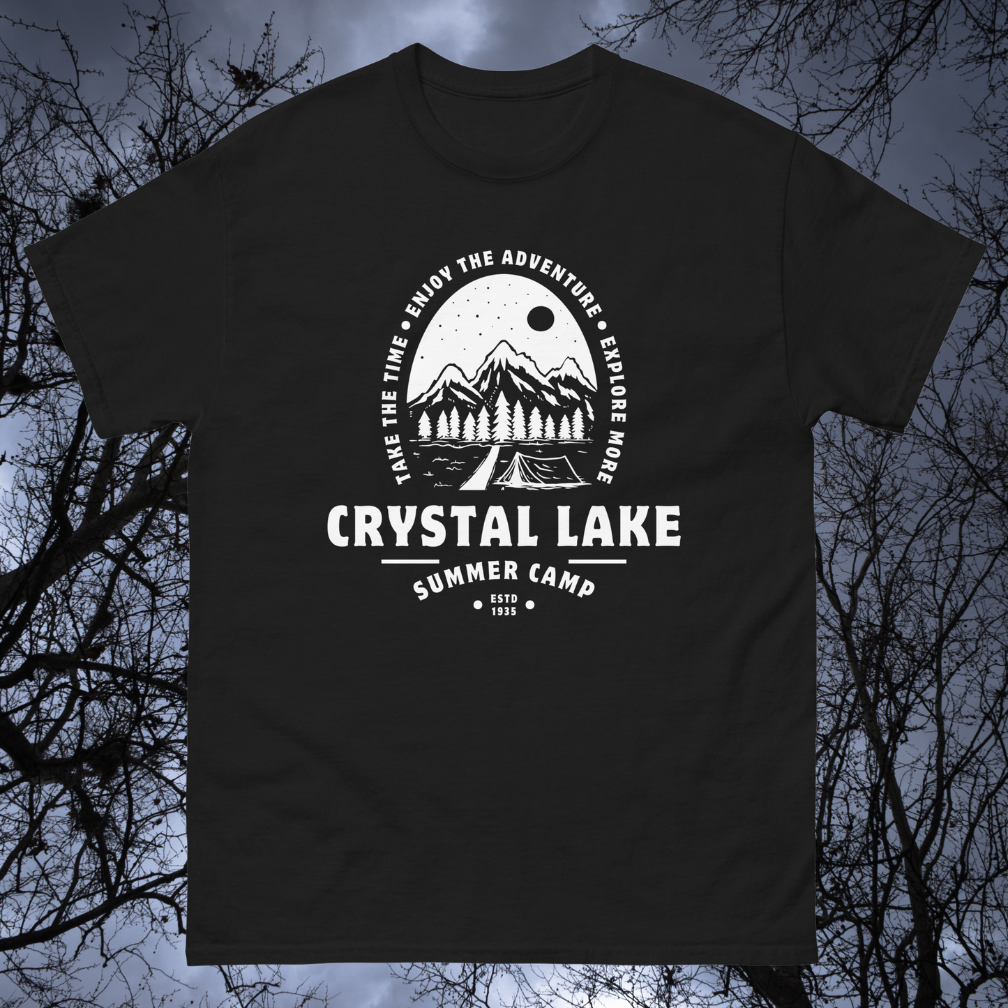 Crystal Lake Summer Camp T-Shirt | Friday the 13th Horror-Inspired Te