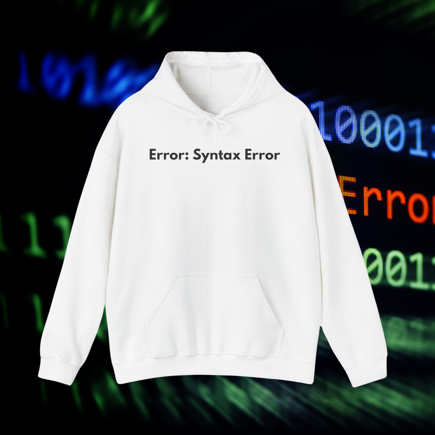 Error: Syntax Error Hoodie – Debug Your Wardrobe