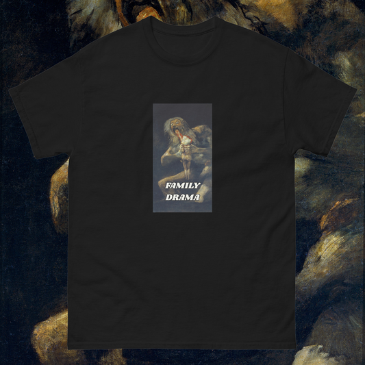 "Family Drama" Classic Tee – Saturn Devouring His Son Edition