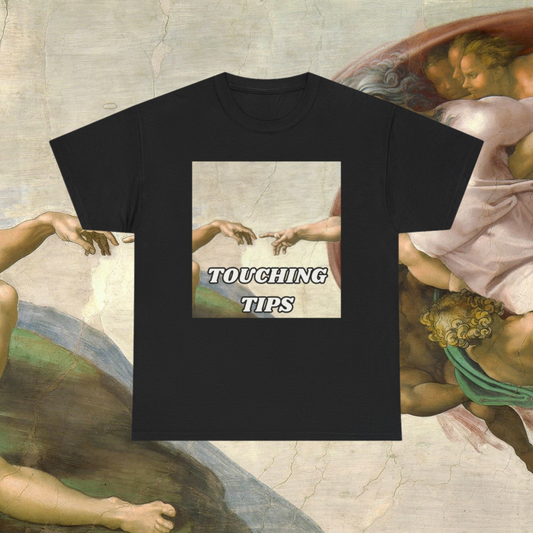 Touching Tips T-Shirt – The Creation of Adam Remix