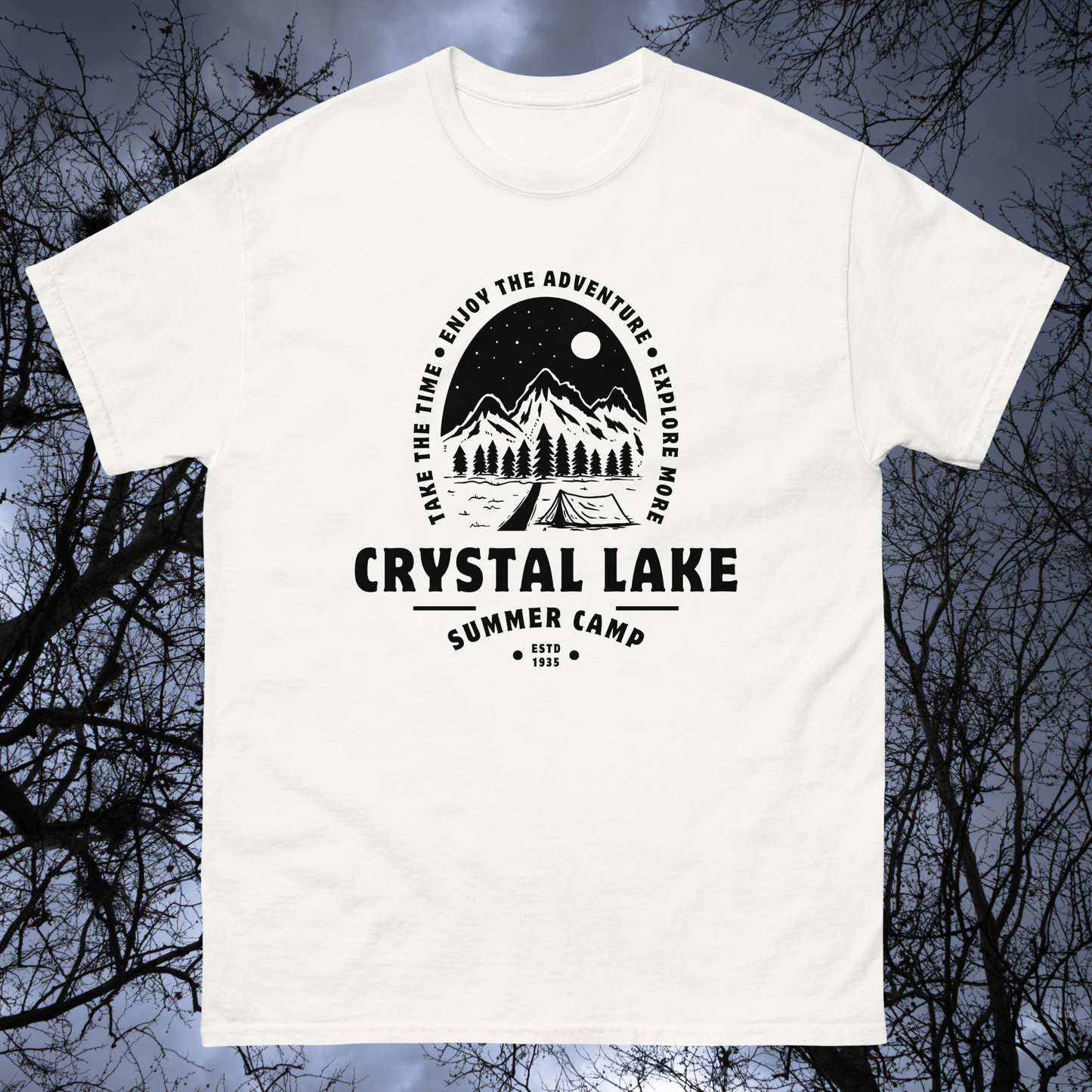 Crystal Lake Summer Camp T-Shirt | Friday the 13th Horror-Inspired Te